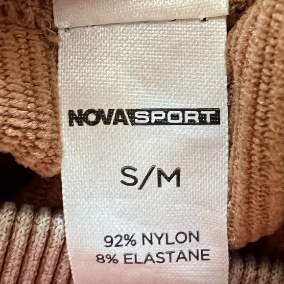 Nova Sport leggings athletic athleisure work out small medium brown - Picture 8 of 8